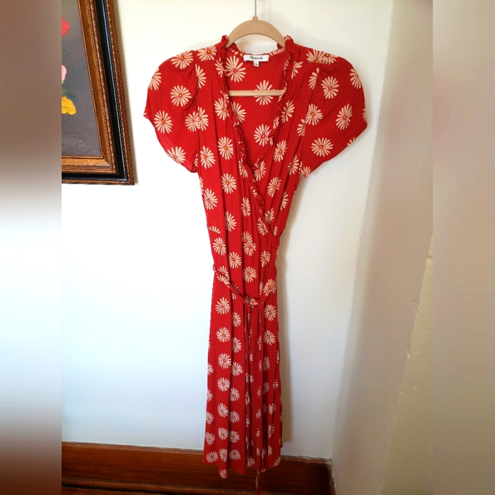 Madewell Wrap/Tie Dress
